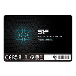 Silicon Power 64GB SSD 3D Nand With Slc Cache Performance Boost Sata Iii...