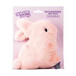Heat Pack With Cover Wheat Lavender Microwaveable Rabbit Pink