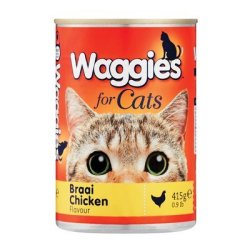 Waggies Cat Wet Food Chicken 415G