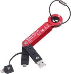 Walker USB Charging And Data Transfer Cable - Red
