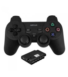 Astrum GW500 Wireless Gamepad 3 In 1 For PC PS2 PS3 Black