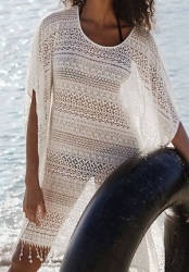 Lace Tassel Beach Tunic