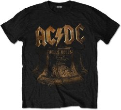 Ac dc - Brass Bells Mens Black T-Shirt Large