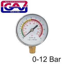 Gav Pressure Gauge For 60D Tyre Inflator Packaged Gav M63DP