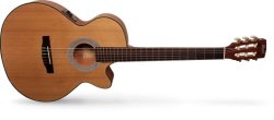 CEC1 Op Classic Series Auditorium Nylon Acoustic Electric Cutaway Guitar Open Pore Natural