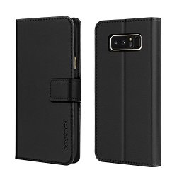 Galaxy Note 8 Case Samsung Galaxy Note 8 Case Note 8 Wallet Case Bentoben Flip Kickstand Genuine Leather Credit Card Holder Cash Pocket Protective