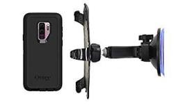 Slipgrip Car Holder For Samsung Galaxy S9 Plus Using Otterbox Defender Case Hv