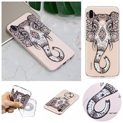 Huawei P20 Lite Case Stingna Fashion Transparent Silicone Tpu Pattern Phone Case Shockproof Cover For Huawei P20 Lite 02