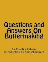 Questions And Answers On Buttermaking Paperback
