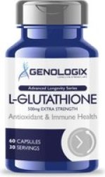 genologix l glutathione L-glutathione 500MG 30 Doses X 60 Capsules Prices | Shop Deals Online