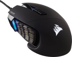 Scimitar Rgb Elite Right-hand Optical USB 18000 Dpi Black