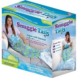 Snuggie Tails Mermaid Blanket For Adults Blue