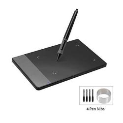 Huion 420 Black 4-BY-2.23 Inches Osu Tablet Graphic Drawing Tablet Signature Pad For Mac And Windows PC