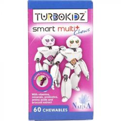 Turbokidz Smart Multivitamin Grape 60 Chewable Tablets