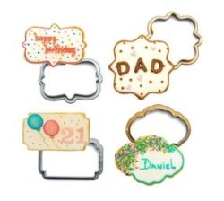 Cookie Cutters Frames Set Of 4