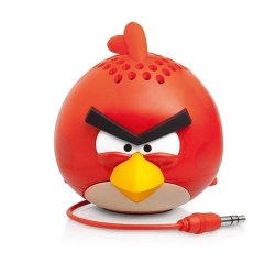 GEAR4 Angry Birds Classic Bird Mini Speaker in Red