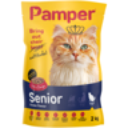 Pampers Pamper Chicken Flavour Senior Dry Cat Food 2KG