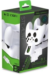 Stealth - SX-C100X Twin Battery Packs & Charging Dock - White Xbox Series X|s