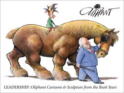 Andrews Mcmeel Publishing Leadership: Political Cartoons & Sculptures From The Bush Years