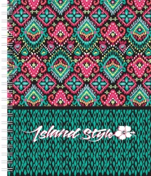 ISLAND STYLE Summer Patterns Spiral Notebook - 257 X 210mm
