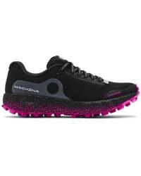 Women's Ua Hovr Machina Off Road Running Shoes - Black 8