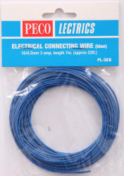 Peco Lectrics Electrical Connecting Wire Blue Pl-38b