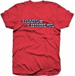 Transformers Decepticon Logo Mens Red T-Shirt Small
