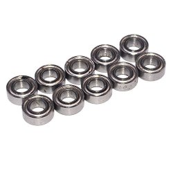 Homyl 10PCS Rc Buggy Spare Parts 8X3X4MM Rolling Bearing For Zd Racing Savage Cars
