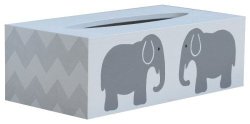 Chevron Elephant Tissue Box Cover