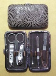 Manicure Nail Set 6 Pce Stainless.