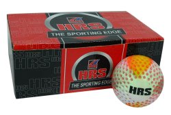 Hrs White Hockey Game Turf Training Hockey Ball Pack Of 6- Multicolor HRS-TUB1B