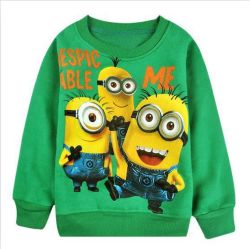 Despicable Me 2 Minion Boys Girls Hoodies - Brown 3t