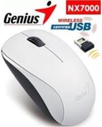 Genius NX-7000 2.4Ghz Wireless 3-button Mouse 1200 Dpi In White