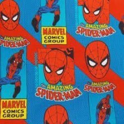 Handmade Amazing Spider Man Cotton Window Curtain Valance