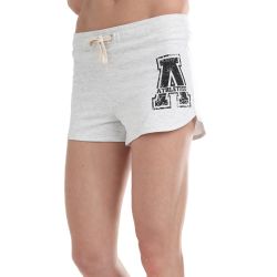 Athletico XS Ladies A-Logo Shorts in Ice Melange & Black