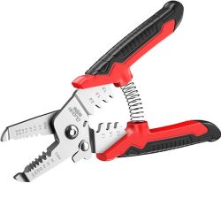 Fi- New Multifunction Cable Stripper Crimping Tool 7-INCH