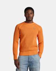 G-star Raw Engineered Knit Sweater - XXL Orange