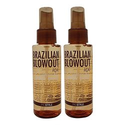BUNDLE-2 Items : Brazilian Blowout Shine Spray Solution 4 Oz Pack Of 2