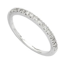 0.50 Tcw Certified Real Natural White Diamonds Eternity Ring At Whole Price