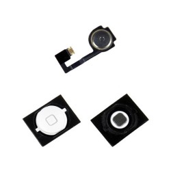 Apple Iphone 4s Home Button With Flex Ribbon White