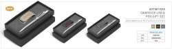 Oakridge USB Notebook Set - Brown 8GB GIFTSET-7215