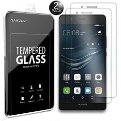 Ganvol 2 Pack Premium Tempered Glass Screen Protectors For Huawei P9 Lite