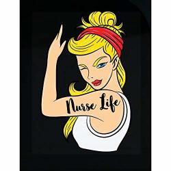 Kyrola Ltd Nurselife Tattoo Cool Nursing Design For Tattooed Nurse - Transparent Sticker