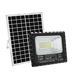 60W Solar LED Flood Light With Remote Control