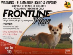 Frontline Plus For Small Dogs 0-10KG - 1 Pipette 0.10KG