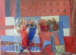 Scrapbook And Craft Pack Colour Red And Blue