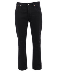 Levi's 501 The Original Straight Leg Button Fly Jeans in Black