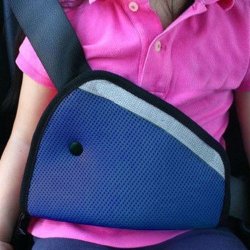 KIDS Car Seat Safety Belt Adjuster Blue Only