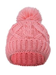 Arctic Paw Kids' Super Chunky Cable Knit Beanie Pink