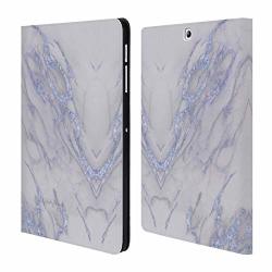 Official Nature Magick Indigo Marble Metallics Leather Book Wallet Case Cover Compatible For Samsung Galaxy Tab S2 9.7